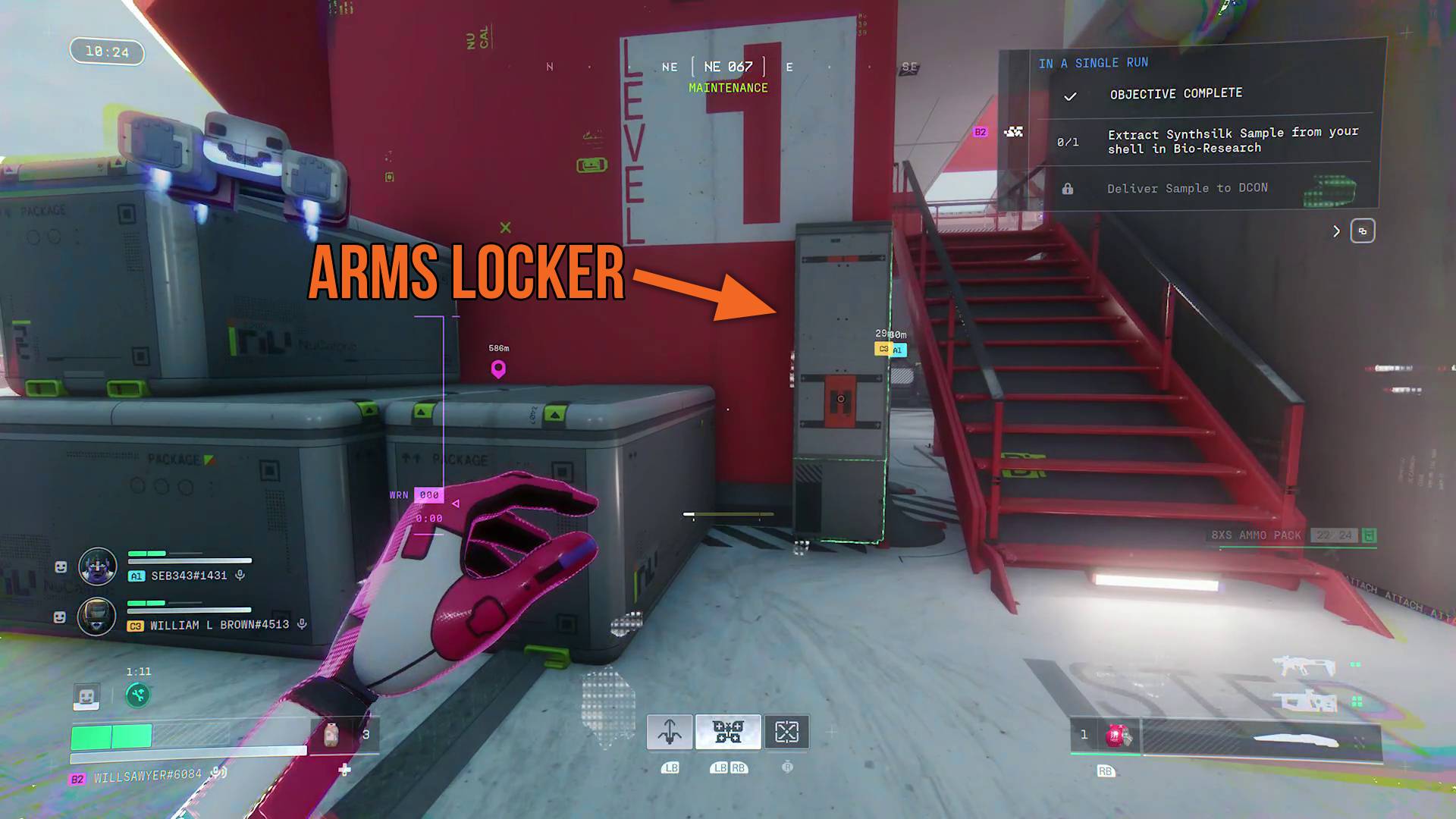 Marathon Cutthroat Competition Traxus contract arms locker