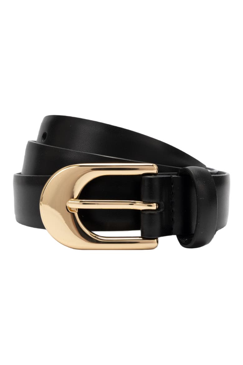 25mm Leather Slide Buckle Belt