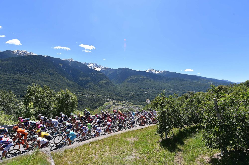 The race took a break from the mountains today.