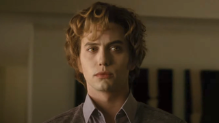 Jackson Rathbone as Jasper Hale during birthday party scene in Twilight Saga: New Moon
