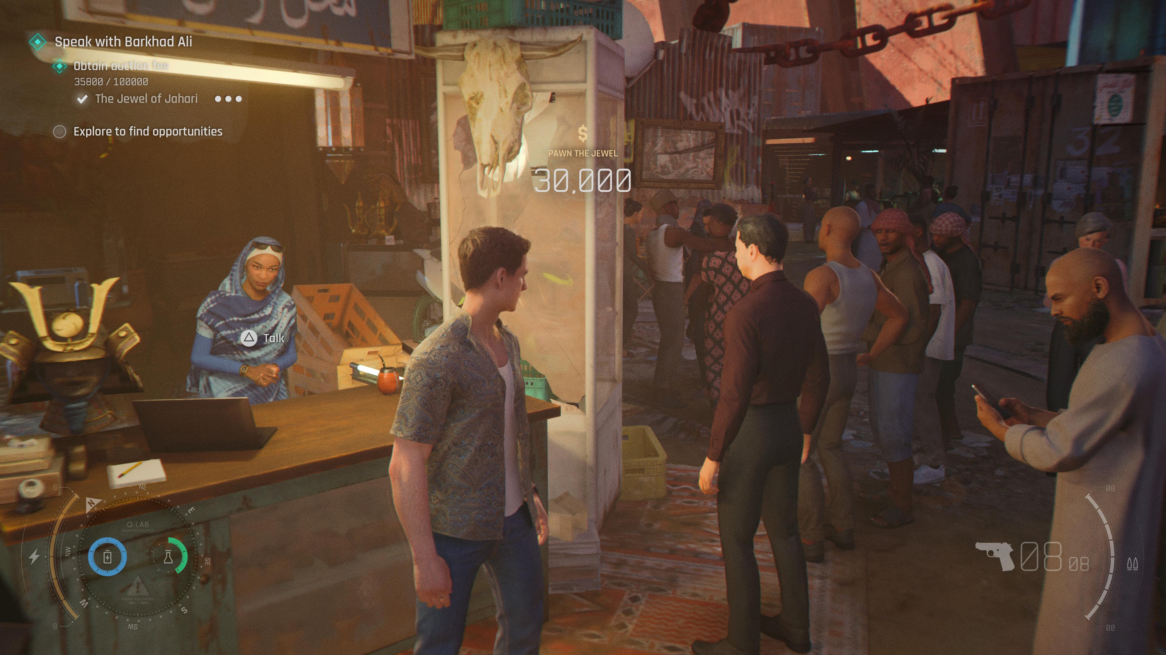 Bond is rewarded for obtaining the Jewel of Jahari in 007 First Light