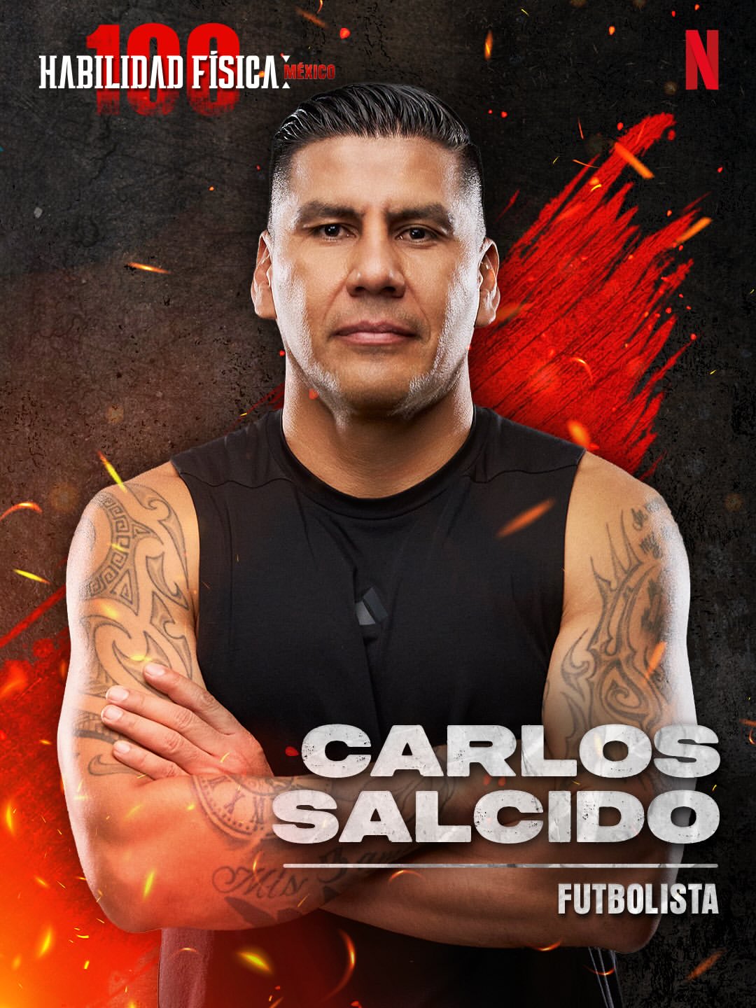 Contestant Carlos Salcido on Netflix's 'Physical 100: Mexico'