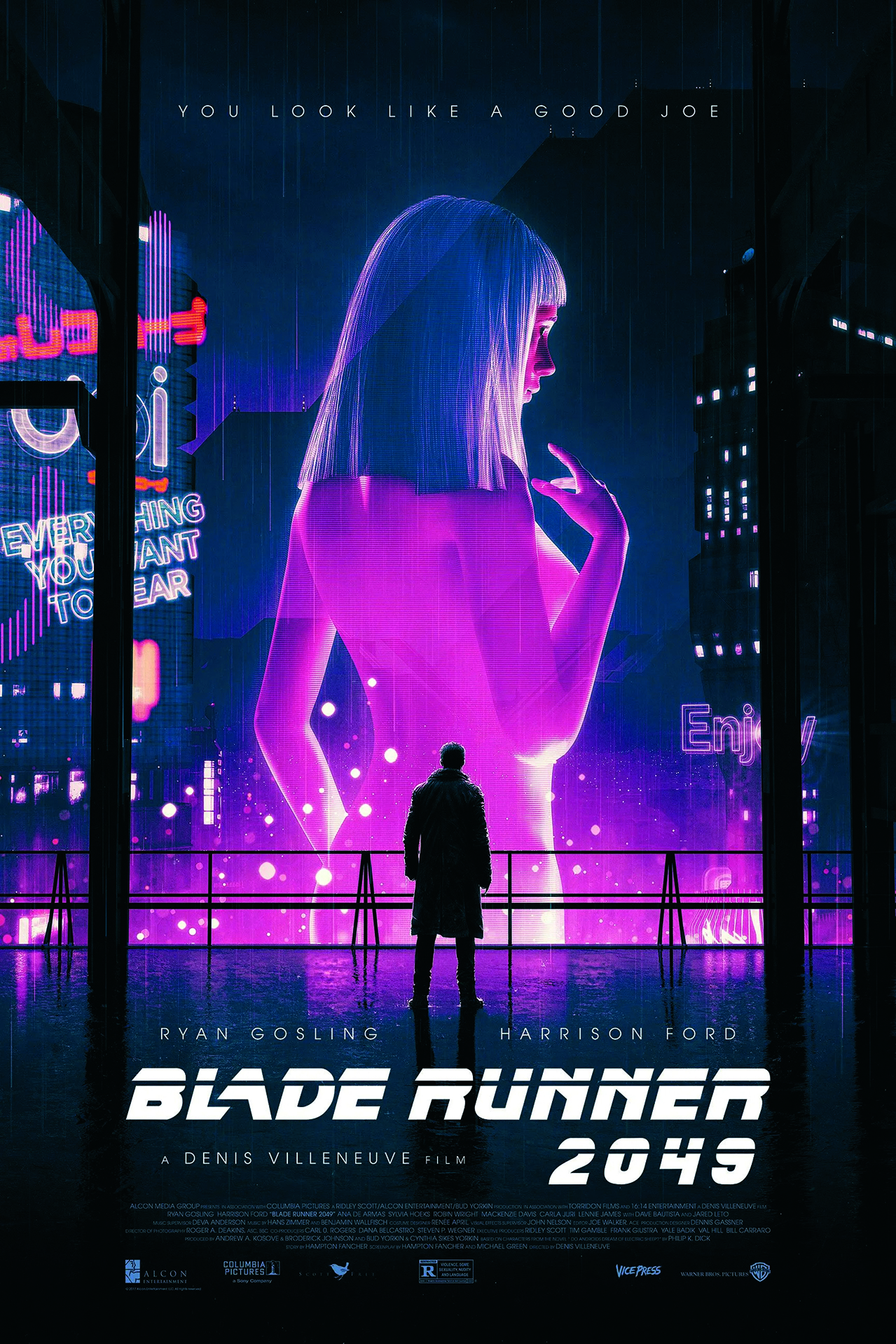 Blade Runner 2049 movie poster art by Matt Ferguson