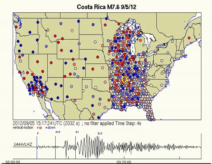 The Costa Rica earthquake, visualized.