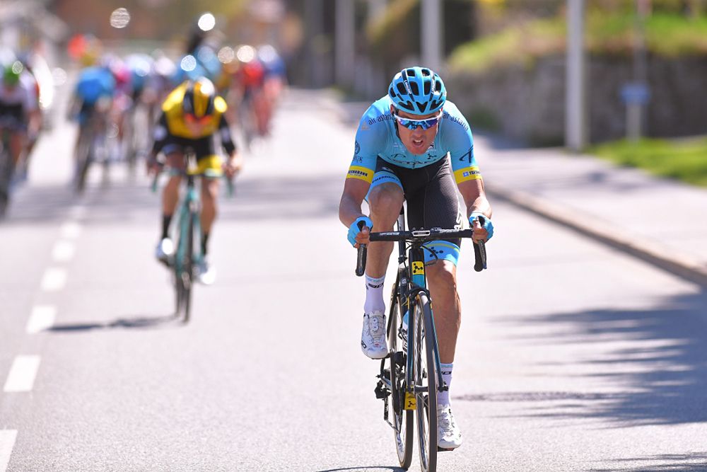 Luis Leon Sanchez (Astana) wins stage 4 at Tour of the Alps