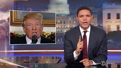 Trevor Noah takes a victory lap on Trump dentures