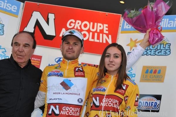 Anthony Ravard (AG2R La Mondiale) in the points jersey