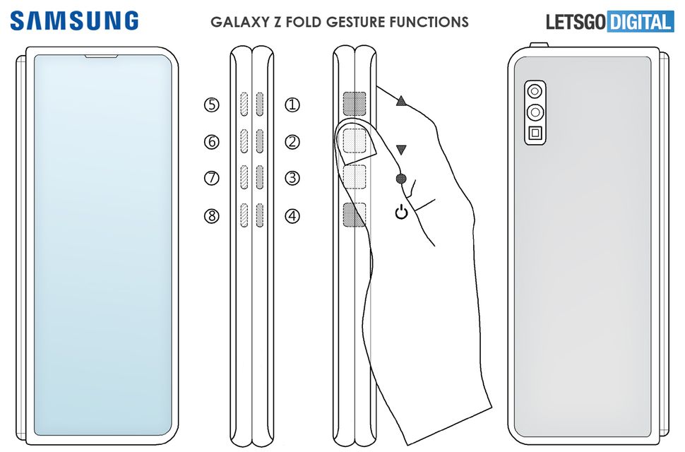 galaxy z fold dimensions