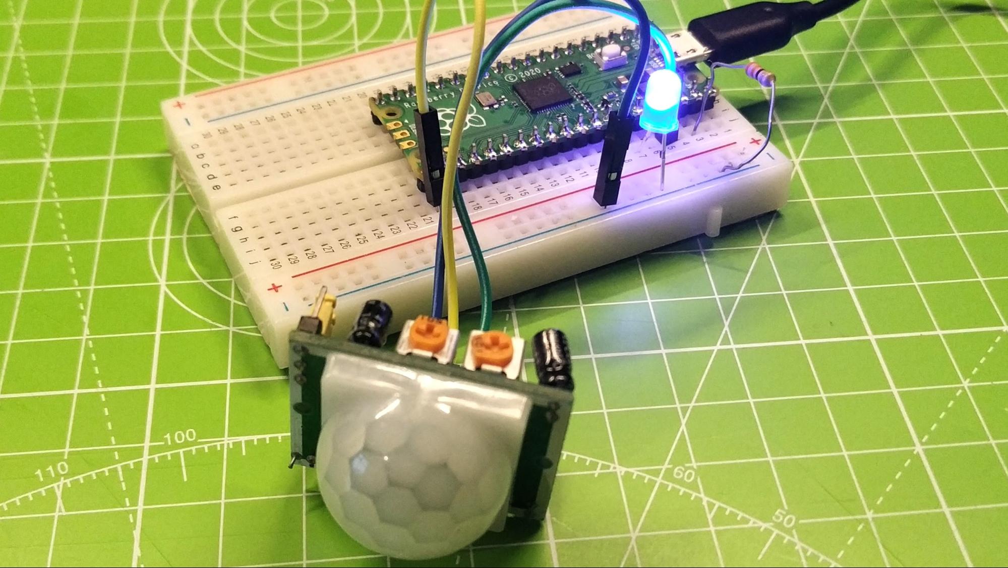 How To Use A Motion Sensor With Raspberry Pi Pico Toms Hardware 