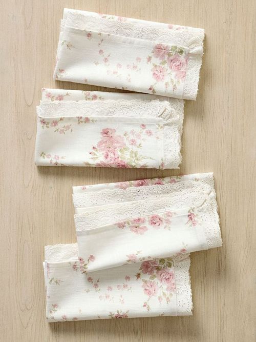 Pink Rose Napkins