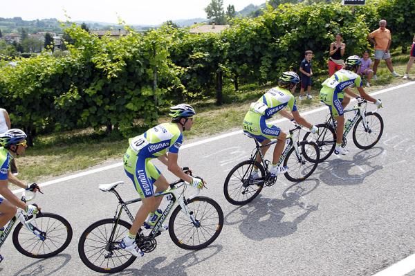 Liquigas fell shy of getting a man in the tricolore.