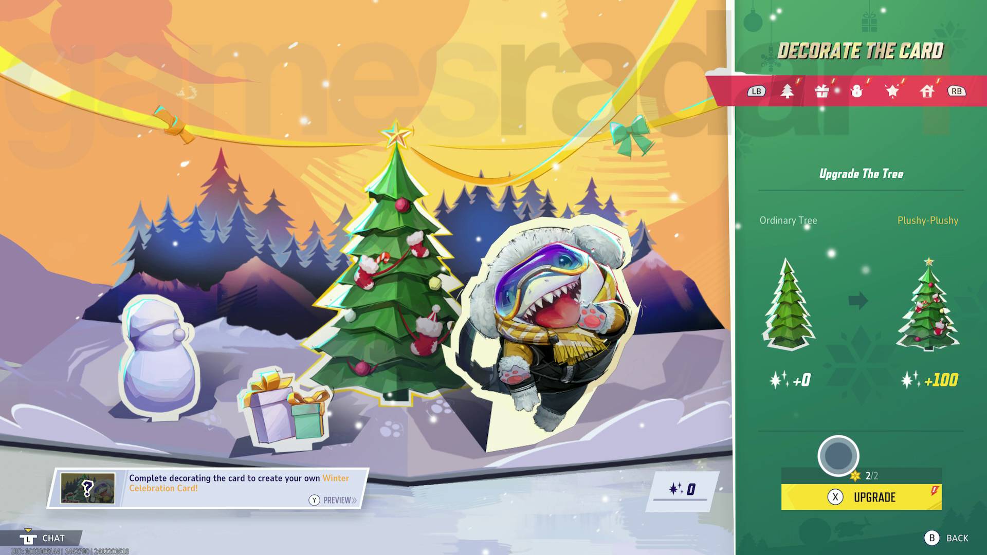 El evento navideño de invierno de Marvel Rivals decora el menú del árbol de Navidad