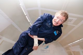 In 2007, wheelchair-bound theoretical physicist Stephen Hawking floated freely during a zero-gravity airplane flight. Hawking said of the experience: "For me, this was true freedom. People who know me well say that my smile was the biggest they'd ever seen. I was Superman for those few minutes."