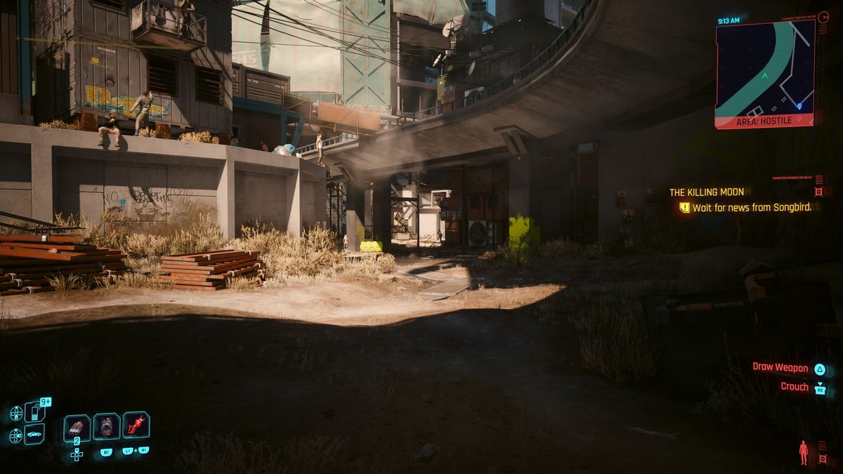 Cyberpunk 2077 Restricted Data Terminal locations - Raised highway