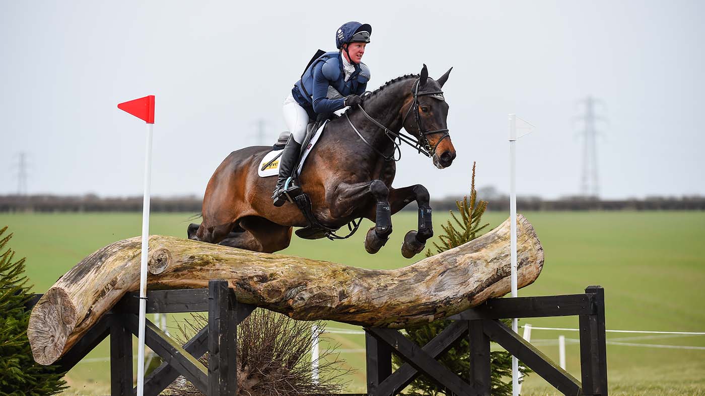 Nicola Wilson and JL Dublin at Oasby in March 2022