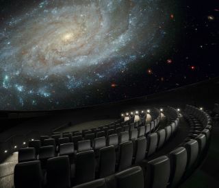 Minnesota’s Bell Museum recently upgraded its Whitney and Elizabeth MacMillan Planetarium with Digital Projection INSIGHT Dual Laser 4K phosphor illumination projectors.