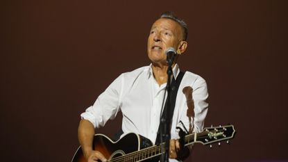 Bruce Springsteen performs at the AFI Fest 2025 in Hollywood, California.