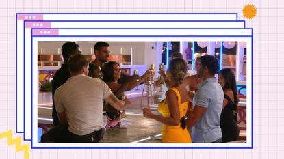 The remaining Love Island 2022 couples raising a toast a few days before the Love Island final 2022