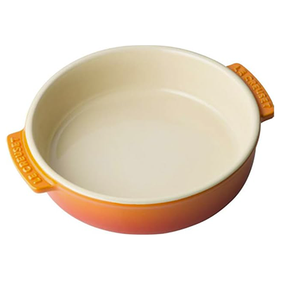 Orange Le Creuset tapas dish