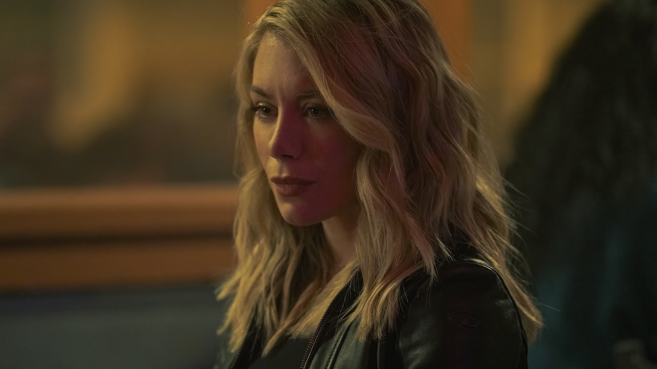 Jennifer Holland as Emilia Harcourt in Peacemaker Season 2 finale