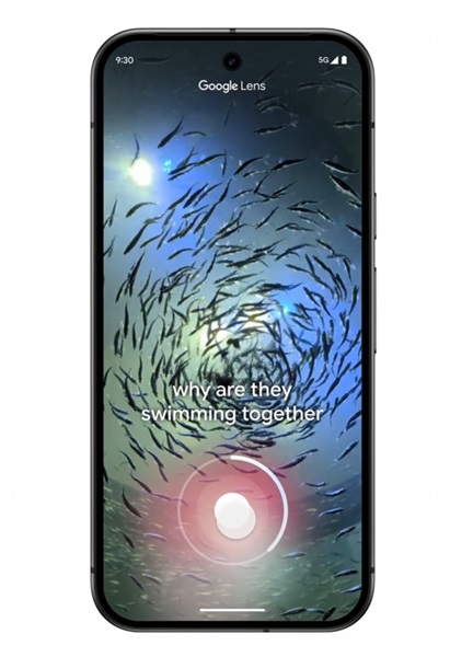 Google Lens lets users record a video and speak their questions to receive an AI Overview.