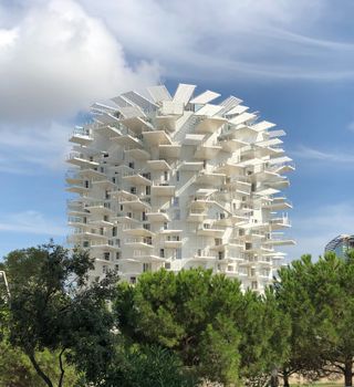 residential tower block in Montpellier