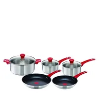 TEFAL&nbsp;-&nbsp;Stainless Steel 5 Piece Non-Stick Induction Cookware Set | &nbsp;Was £200, Now £100 (Save 50%)