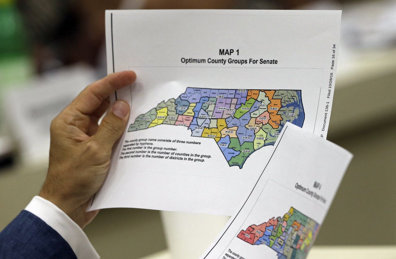 NC Electoral Map.