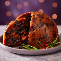 3. Sherry &amp; Cognac Infused Christmas Pudding, 800g - View at Booths