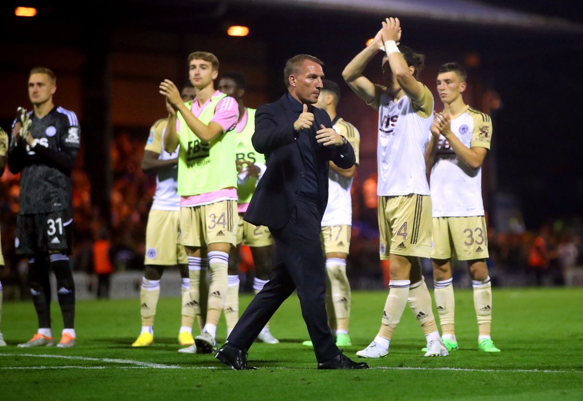 Stockport County v Leicester City – Carabao Cup – Second Round – Edgeley Park