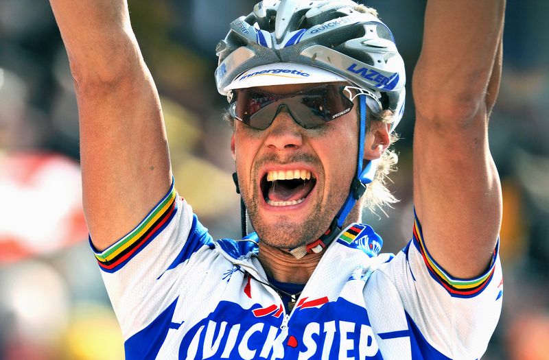 Yes! Tom Boonen over the moon to win in 2008