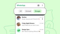 WhatsApp chat filter screenshot