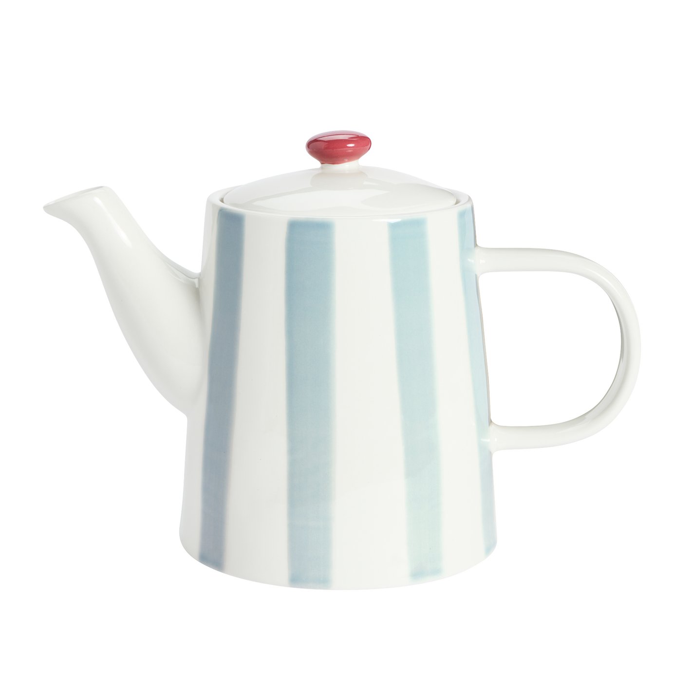 Habitat X Sanderson &amp;amp; National Trust Blue Stripe Teapot