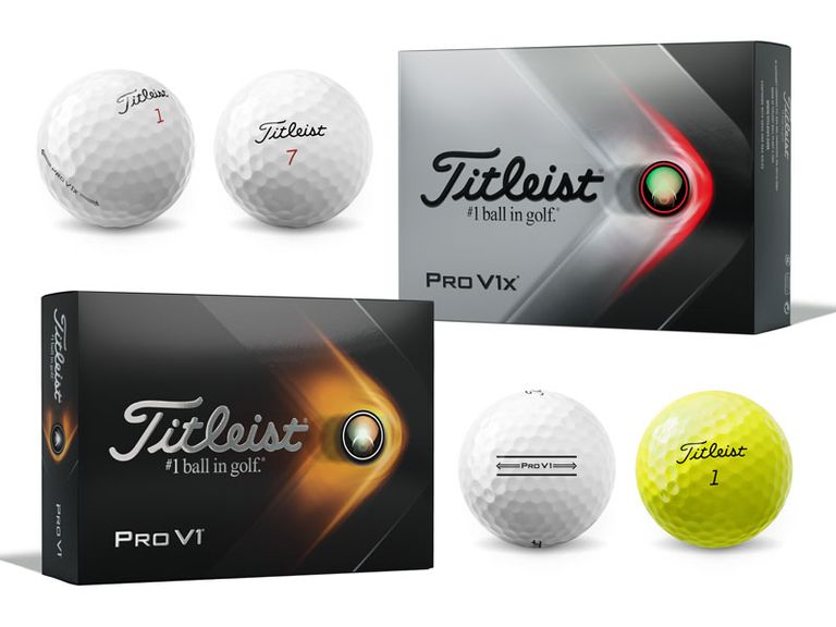 New Titleist Pro V1 and Pro V1x Balls Revealed