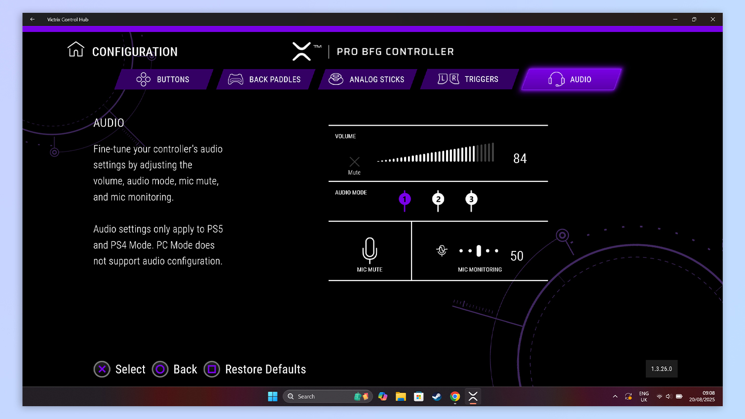 Turtle Beach Victrix Hub app