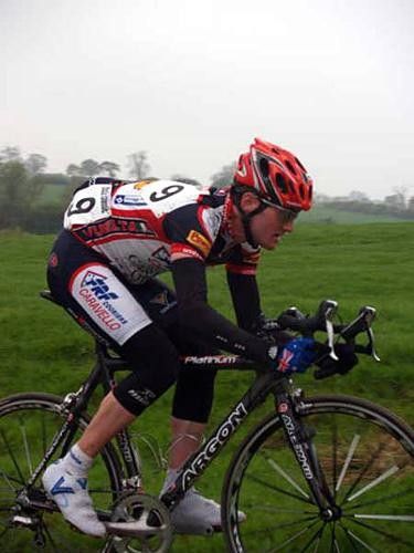 Peter Herzig looks good on the bike during stage 3