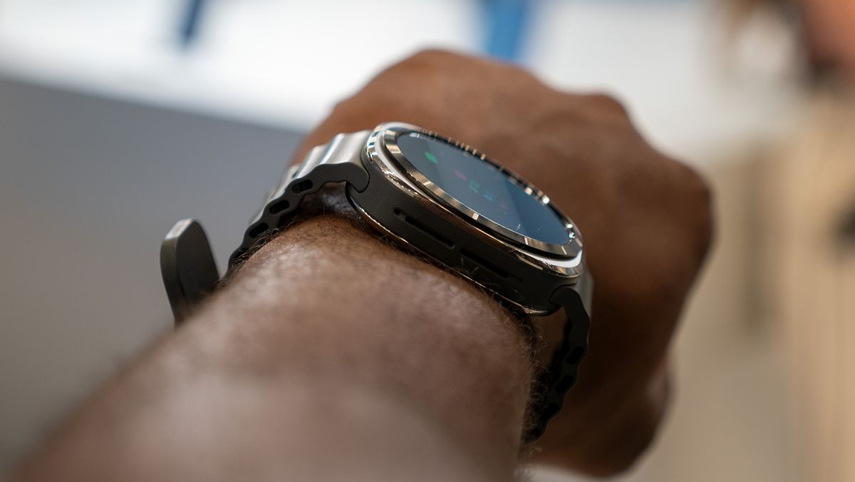 Wearing the Samsung Galaxy Watch Ultra