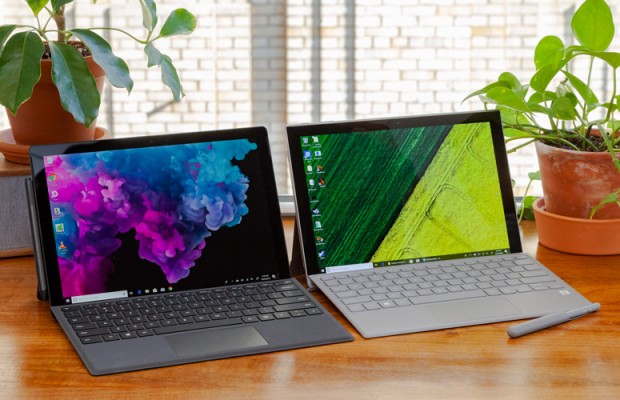 Samsung Galaxy Book 2 vs. Microsoft Surface Pro 6: Face-off! | Laptop Mag