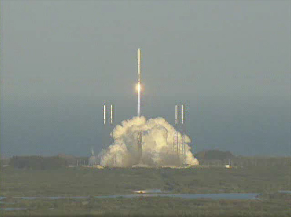 The Air Force&#039;s second X-37B robot space plane blasts off from Cape Canaveral Air Force Station in Florida on March 5, 2011 to begin its secret Orbital Test Vehicle 2 mission. 