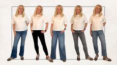 Antonia Kraskowski wearing slimming jeans