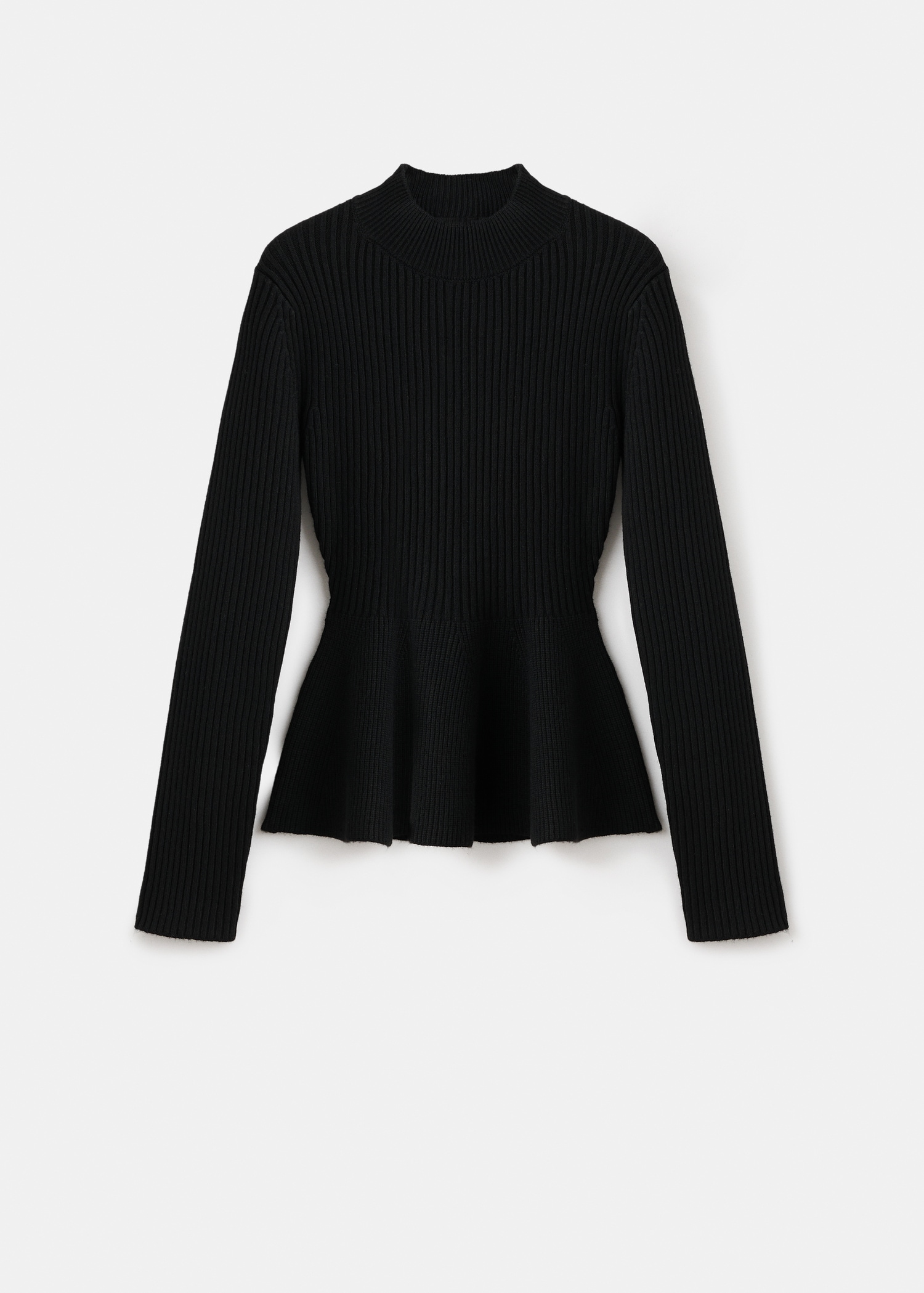 Ribbed Peplum Sweater - Women | Mango Usa