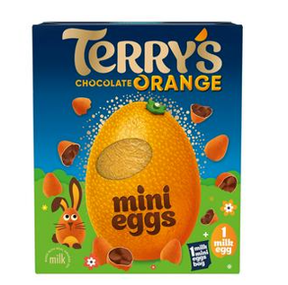 Terry's chocolate Easter egg with mini eggs.