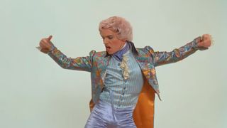 Jonathan Rhys Meyers doing an interesting dance in Velvet Goldmine
