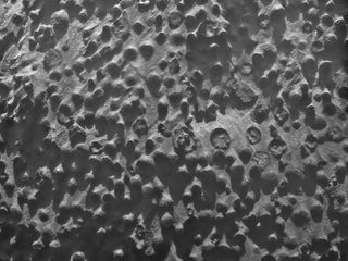 Spherules Seen by Mars Rover Opportunity