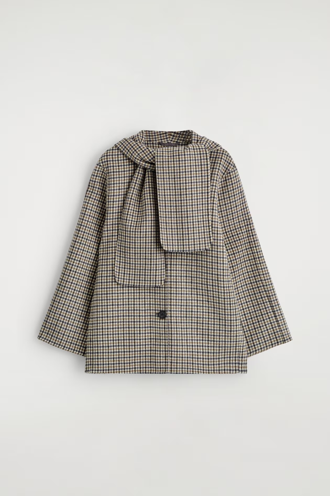 Cos checked short jacket