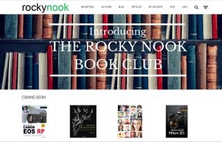 Rocky Nook book publisher homepage image