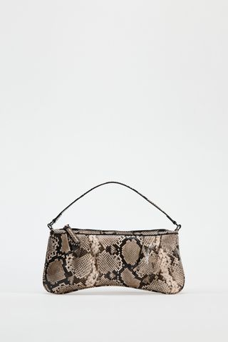 Animal Skin Effect Shoulder Bag