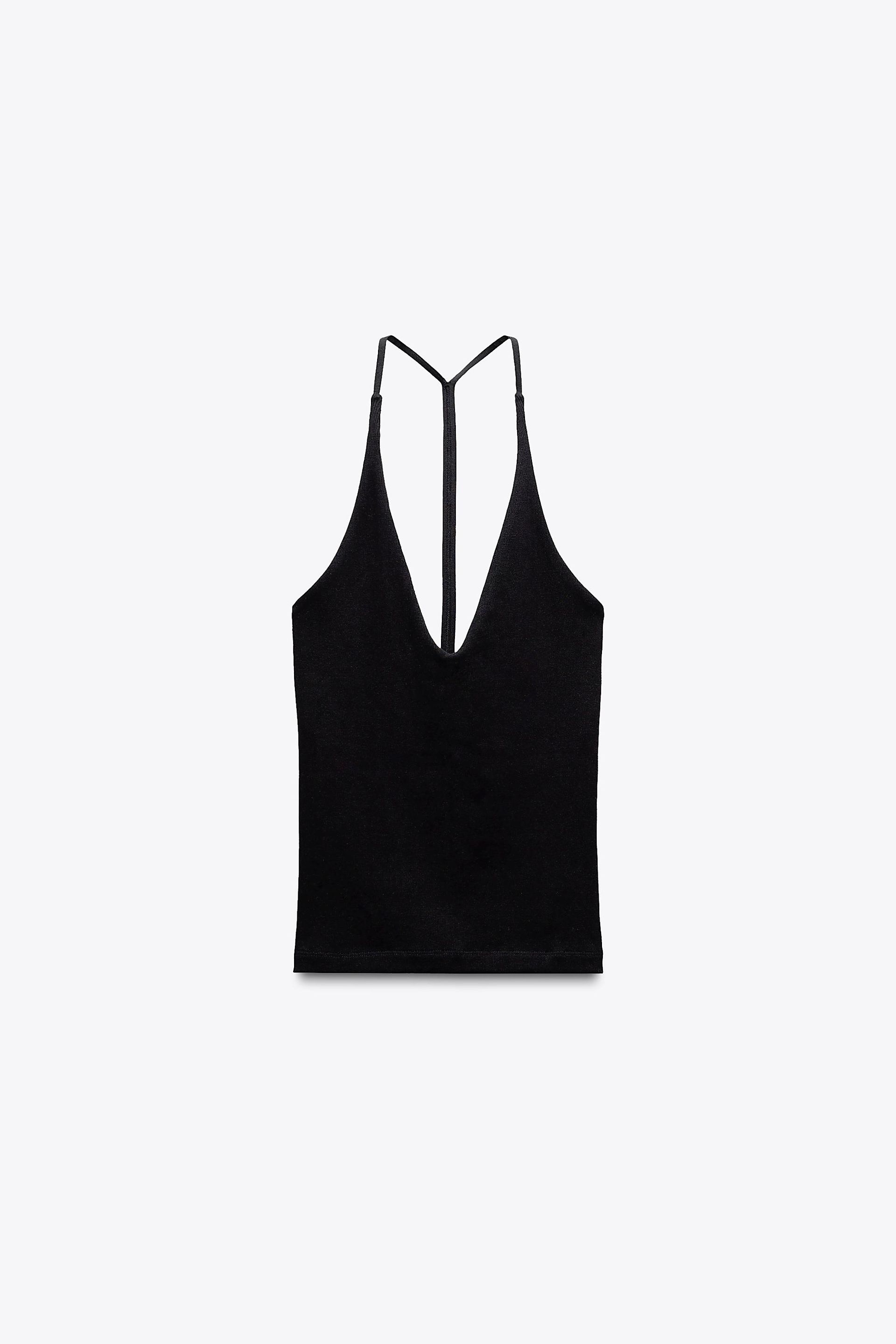 Halter Top With Back Strap