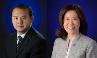 NASA appointed Stephen Shih (left) as the agency's first diversity ambassador and Elaine Ho (right) as the next associate administrator for the Office of Diversity and Equal Opportunity.