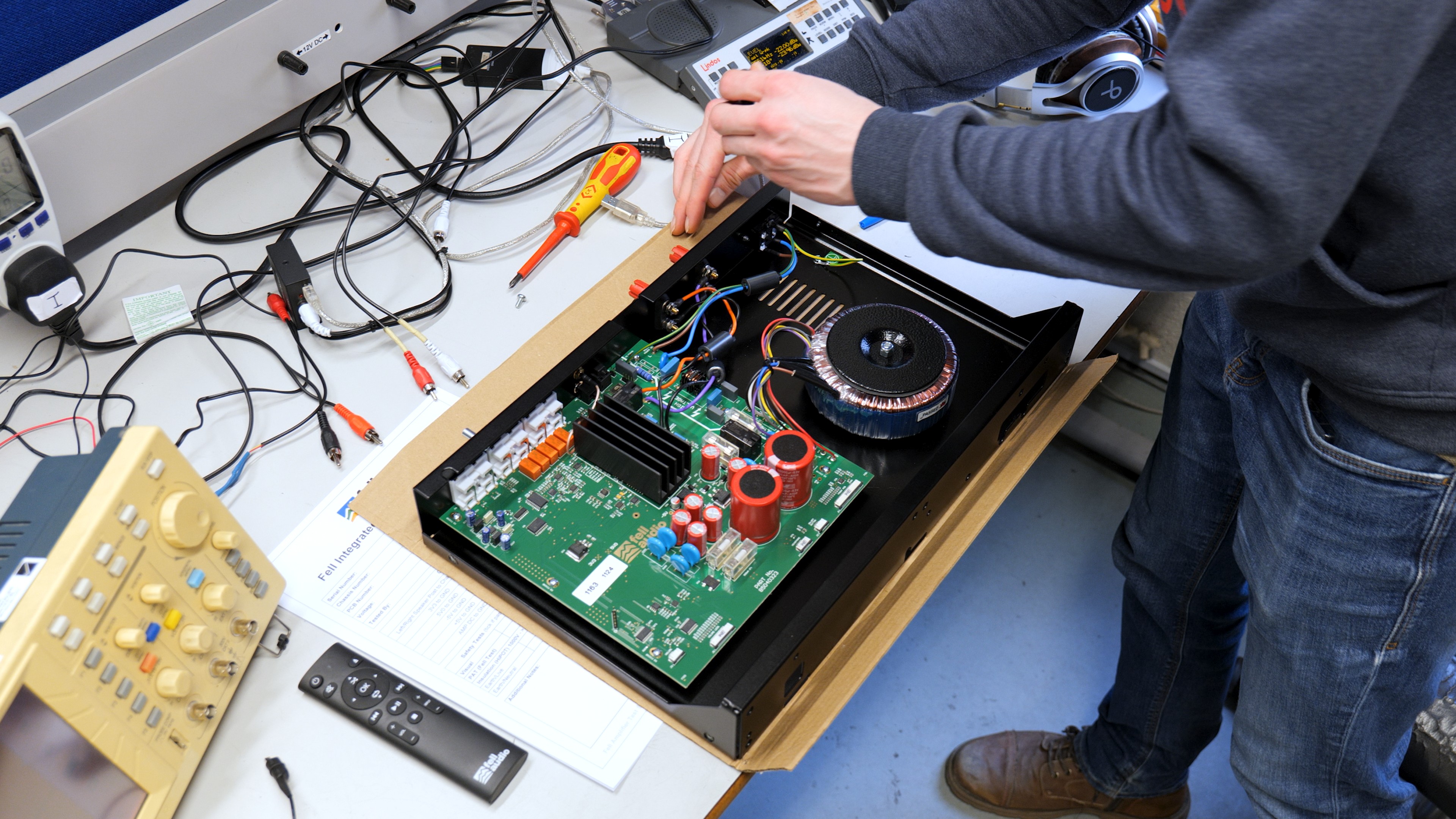 fell audio's amp being created